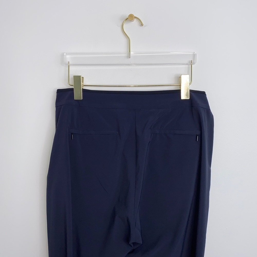 Athleta Gramercy Track Pants Navy Blue Sz 12 - Picture 7 of 16